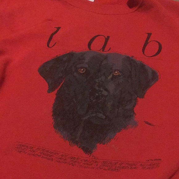 Vintage Labrador Retriever sweater fits adult medium rare *good boy certified* - Picture 5 of 9